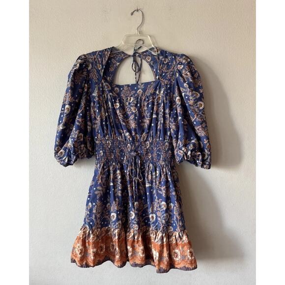 House of Harlow Dresses & Skirts - House of Harlow 1960 Nastassia Dress Women’s Size XL Puff Sleeve Mini Smocked